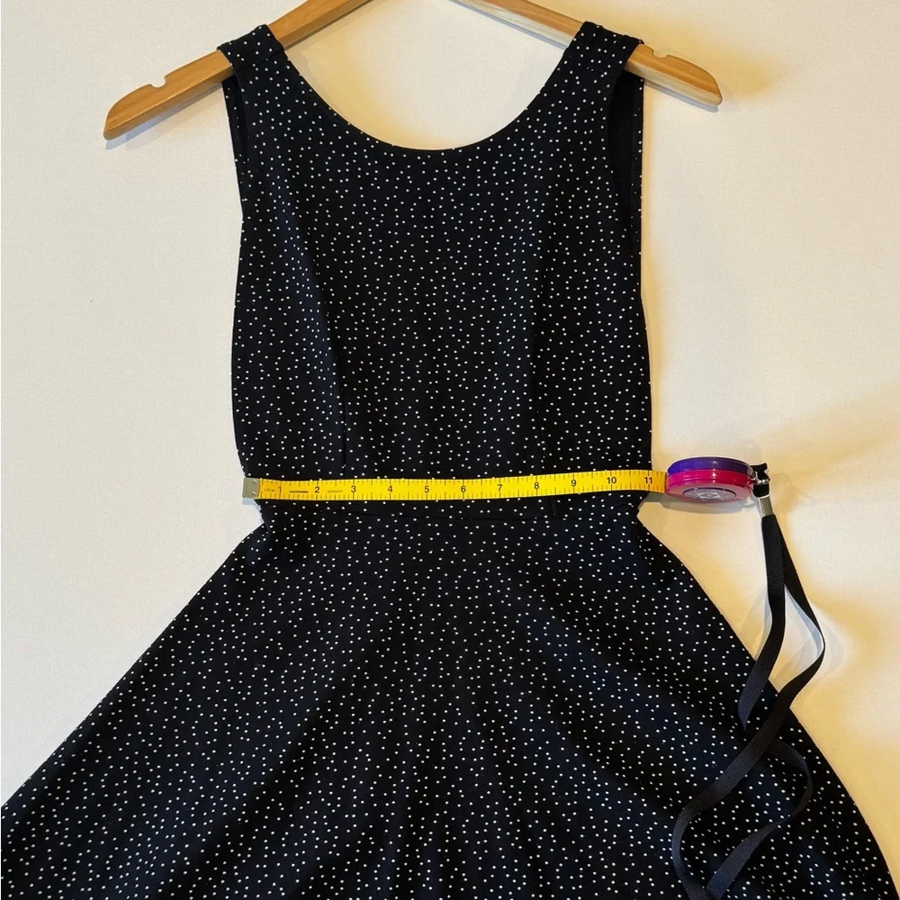 American Apparel Polka Dot Print Skater Dress - Picture 5 of 7